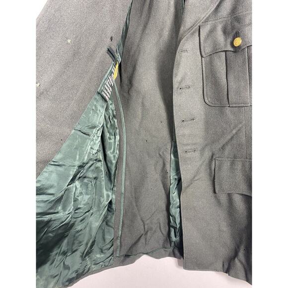 US Army Uniform Dress Jacket & Patches 1957 Vietnam War Sergeant 39R Wool Serge - Picture 6 of 13